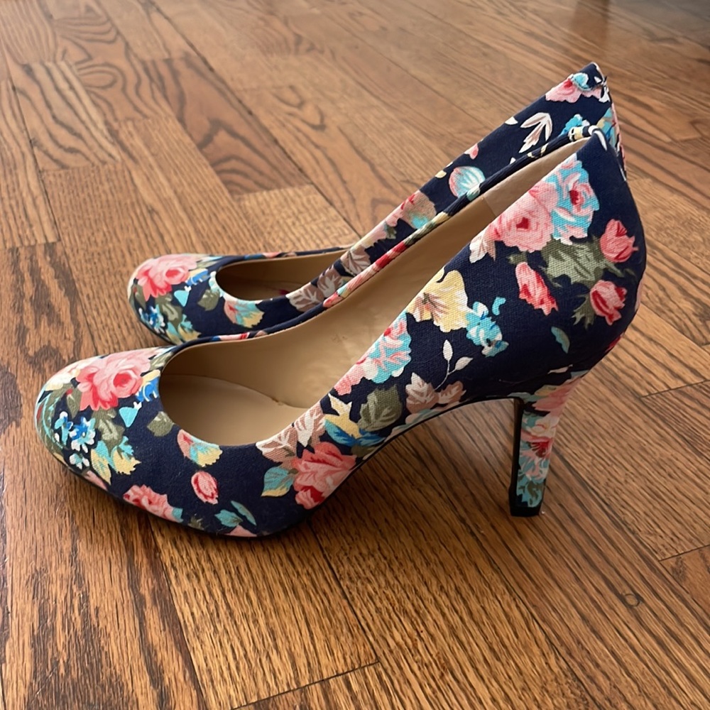 Kelly & Katie Floral Heels